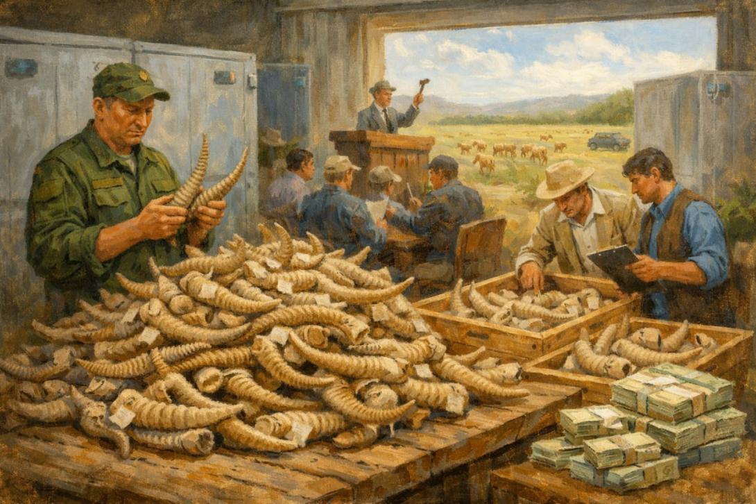 Торговля рогами 